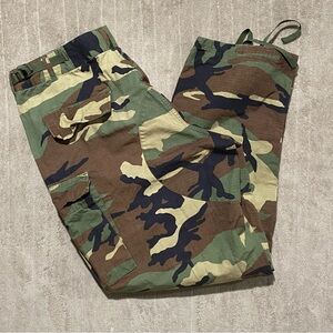 Prestige Army Woodland Camouflage Cargo Military Fatigue BDU Pants Size Large